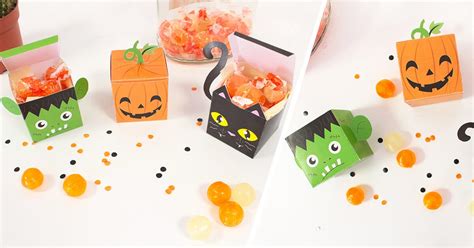 Une Boite De Bonbon Forme Chat Pour Halloween Boite à bonbons d'Halloween, Tribu de chats | Bonbon halloween, Boite a